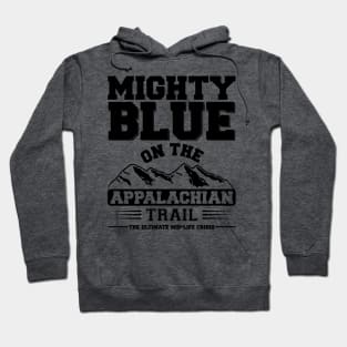 Mighty Blue design (Black) Hoodie